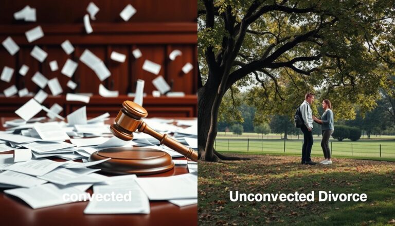 contested vs uncontested divorce