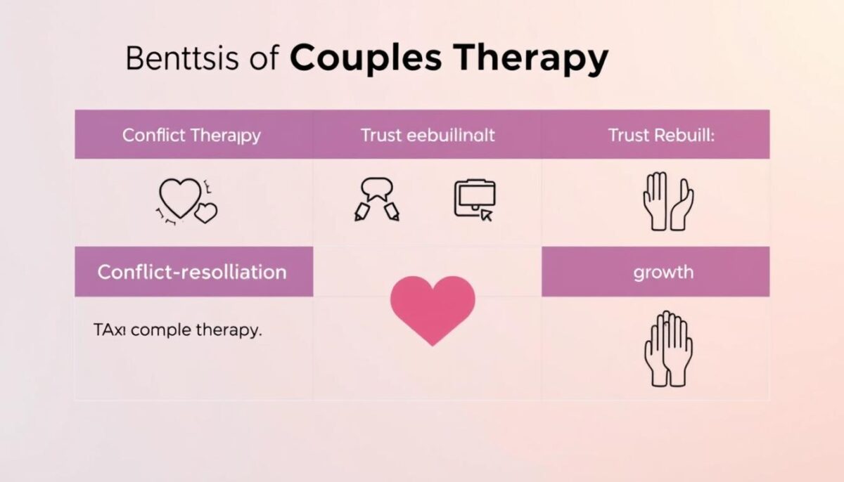 couples therapy benefits table