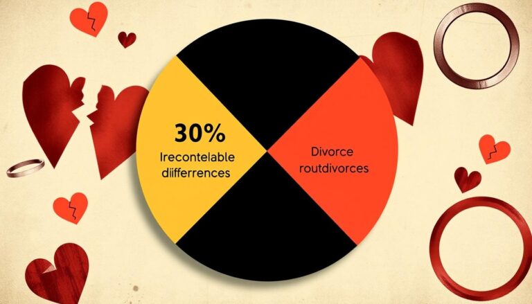 what percent of divorce sites irreconcilable differences